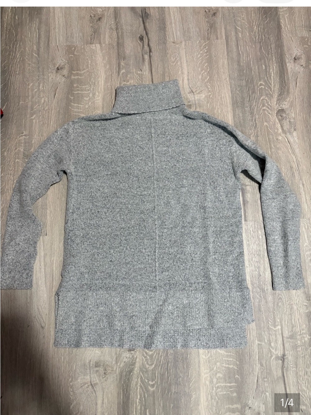 Be cool Cozy Gray Turtleneck Sweater size small